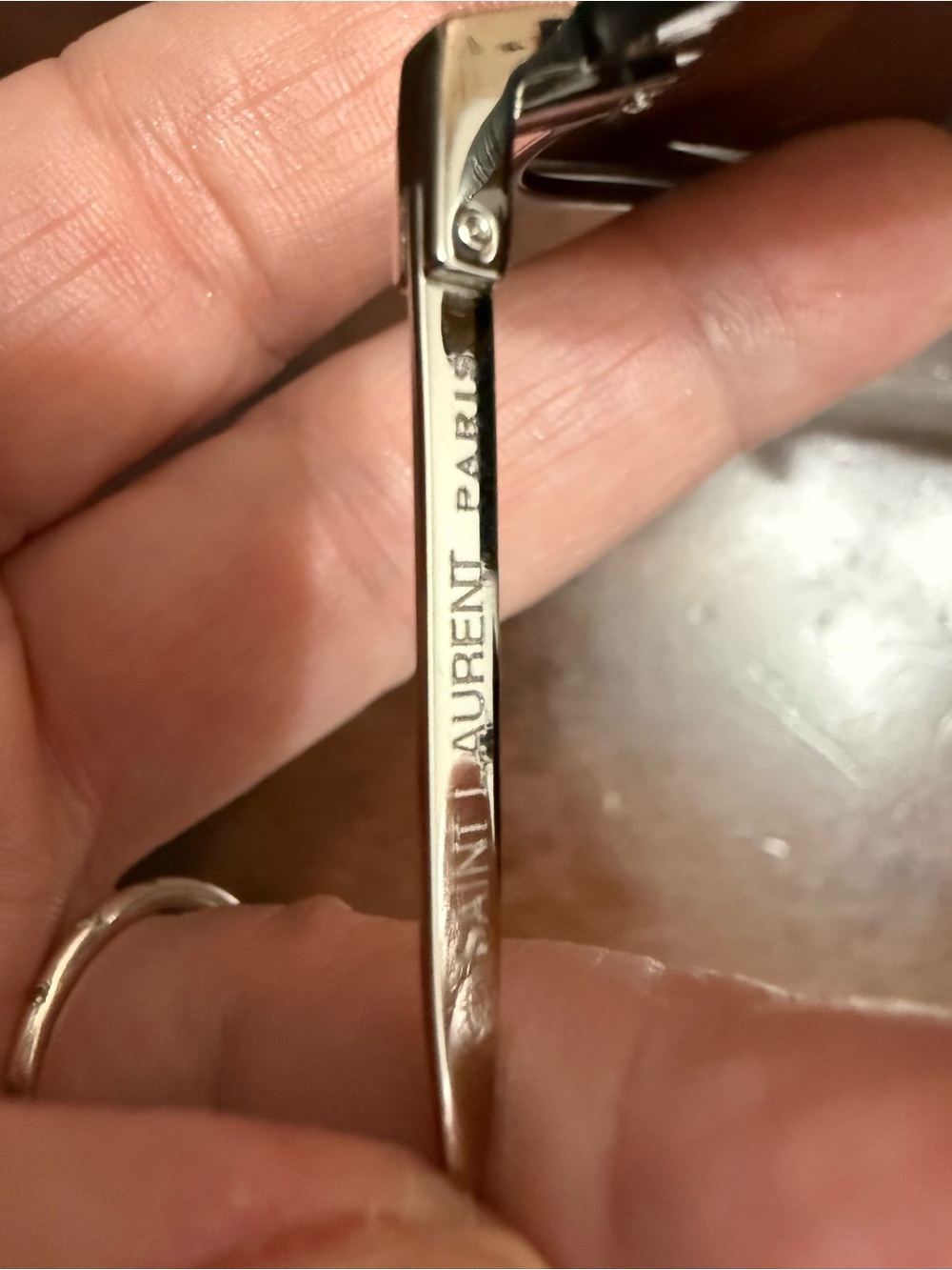 Saint Laurent Classic 11 M 002 silver with brown - Picture 10 of 14